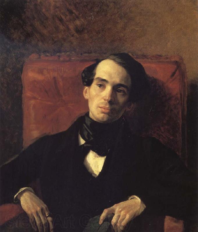 Karl Briullov Portrait of alexander strugovshchikov Germany oil painting art